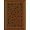 Cowboy Brands Dark Rug - 8 x 11