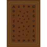 Cowboy Brands Dark Rug - 8 x 11