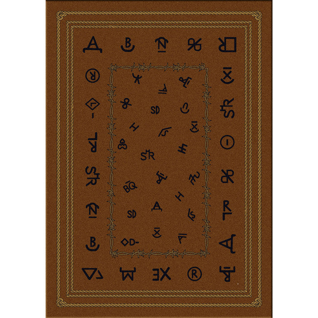 Cowboy Brands Dark Rug - 8 x 11