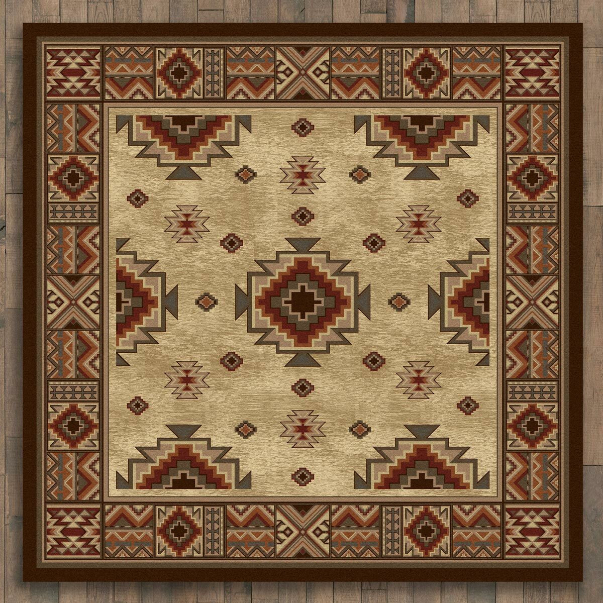 Settlers Retreat Rug - 8 Ft. Square