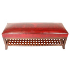 Laredo Super Bench - Steer Brands Red