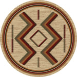 Grand Canyon Sierra Rug - 8 Ft. Round