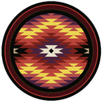 Star Burst Bright Rug - 8 Ft. Round