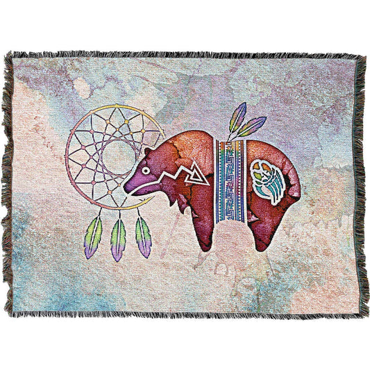 Dreamcatcher Bear Throw