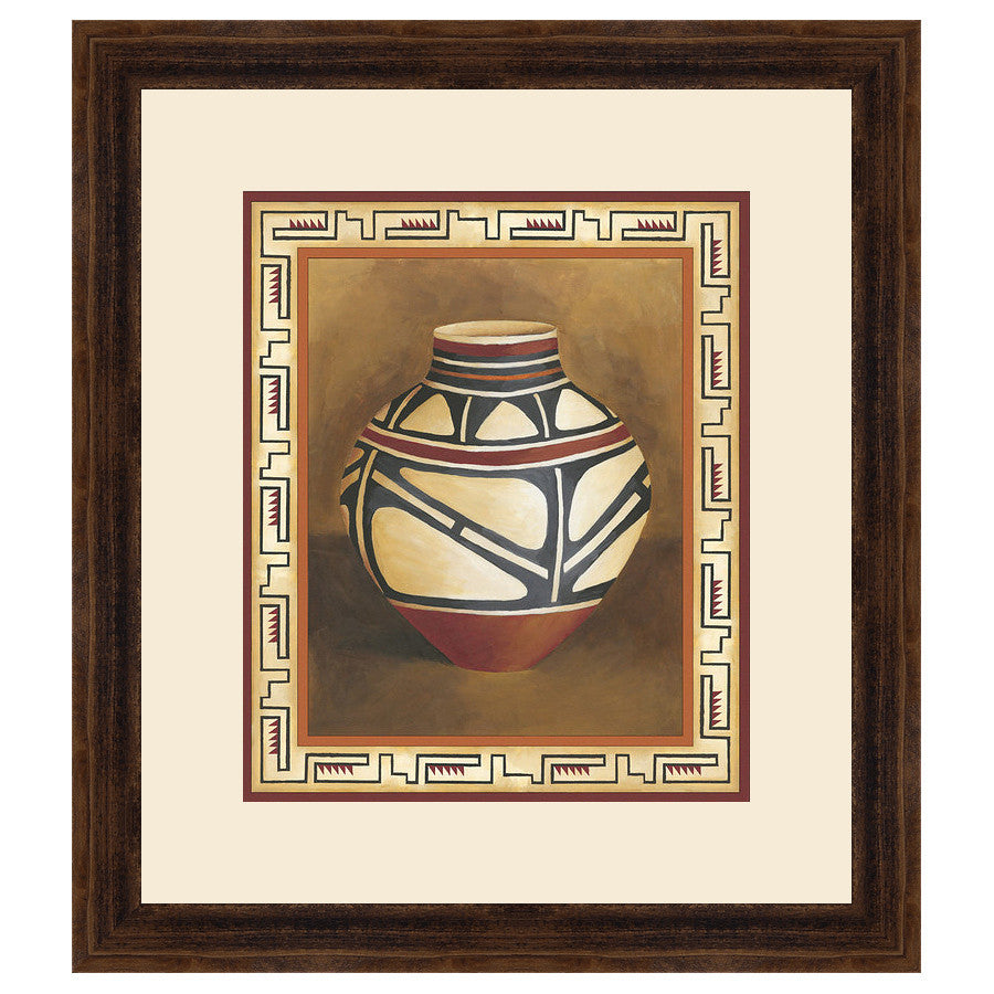 Southwest Pottery I Framed Print