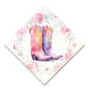 Pink Rodeo Boots Wall Art