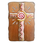 Moab Cross Rectangular Cutout Wall Art