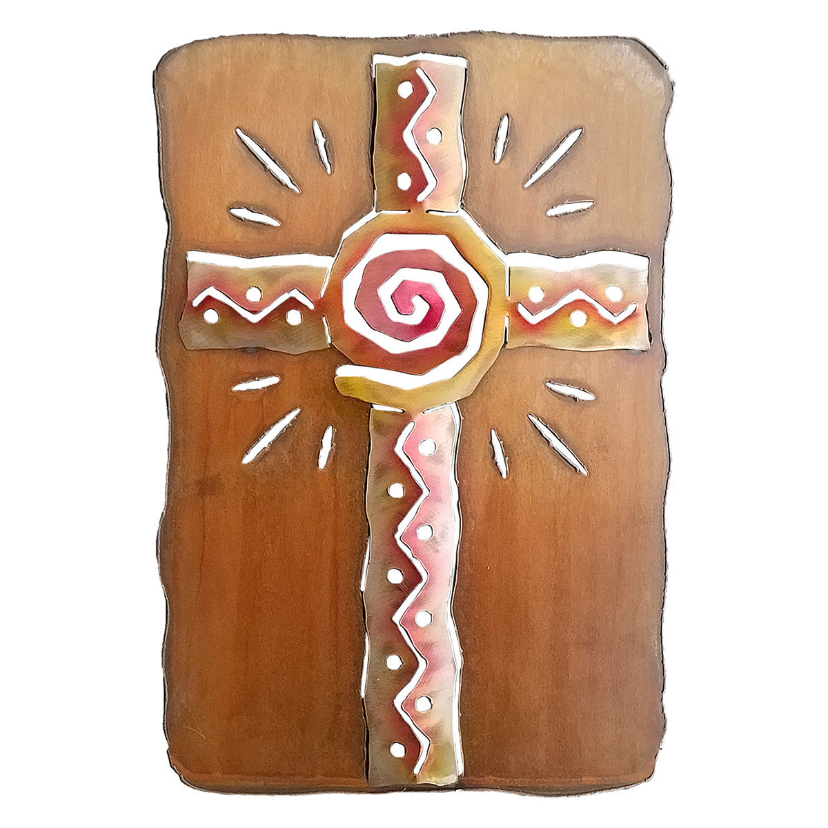 Moab Cross Rectangular Cutout Wall Art