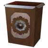 Round Copper Concho Waste Basket