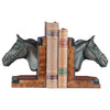 Bronze Horse Head Bookends