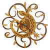 Sun Lizard Wall Clock