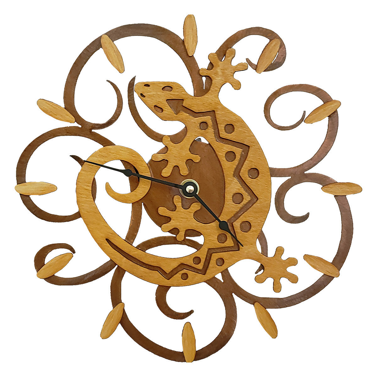 Sun Lizard Wall Clock