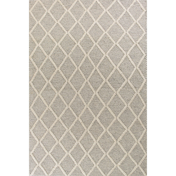 Gray Geo Trail Rug - 5 x 7