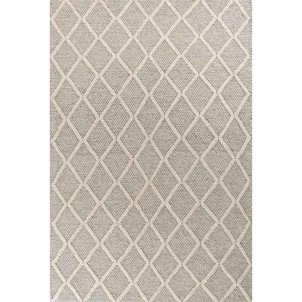 Gray Geo Trail Rug - 5 x 7