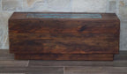 Wood & Glass Western Sofa Table
