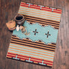Big Chief Turquoise Rug - 5 x 8