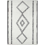 Triple Diamond Ivory Rug - 10 x 13