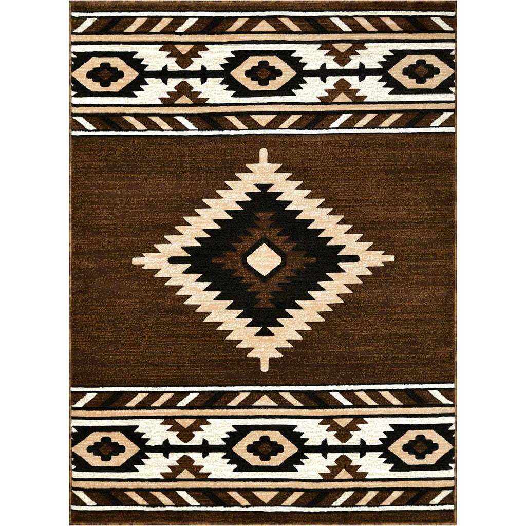 Hacienda Mocha Rug - 8 x 10