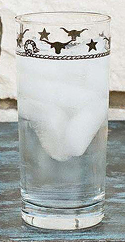 Stars & Longhorns Water Glasses - Set of 4