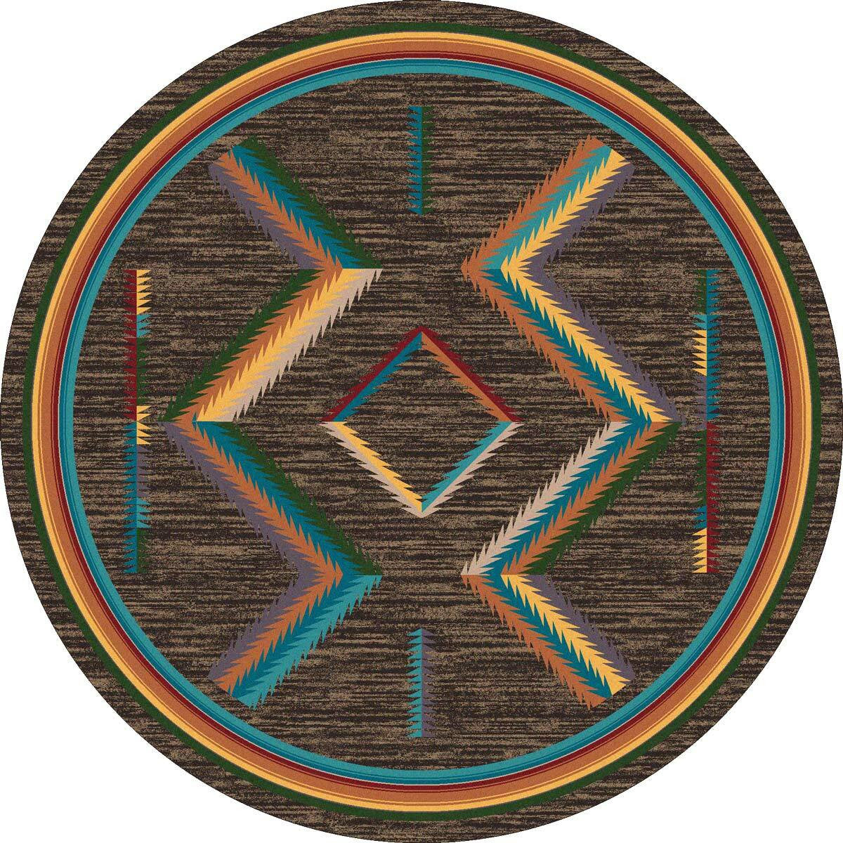 Grand Canyon Bright Rug - 8 Ft. Round