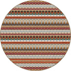 Aztec Hues Rug - 8 Ft. Round