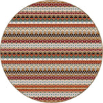 Aztec Hues Rug - 8 Ft. Round