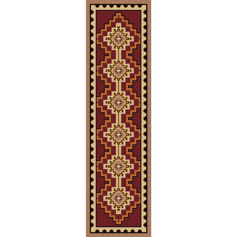 Council Fire Southwestern Rug - 2 x 8