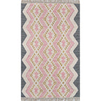 Nomad Boho Pink Rug - 5 x 7