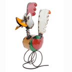 Colorful Roadrunner Metal Sculpture