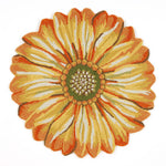 Sunflower Sunburst Floor Mat - 3 Ft. Round