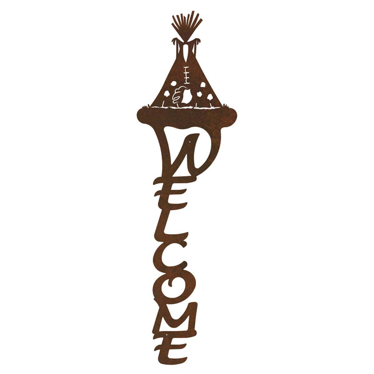Tribal Welcome Sign