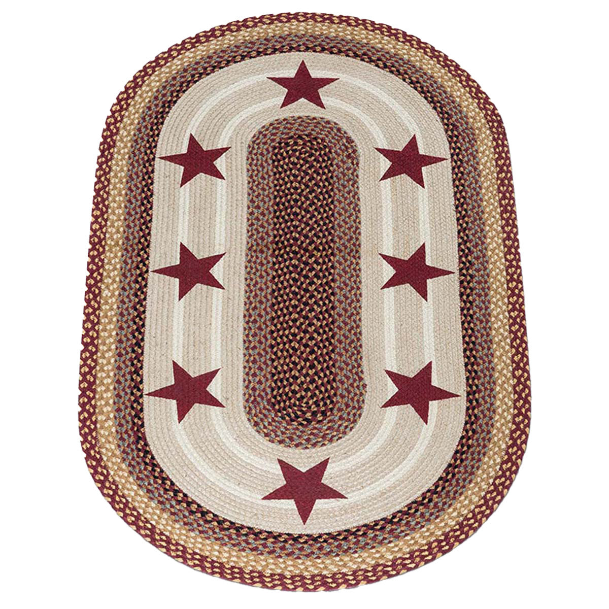 Maroon Texas Beacon Rug - 3 x 5