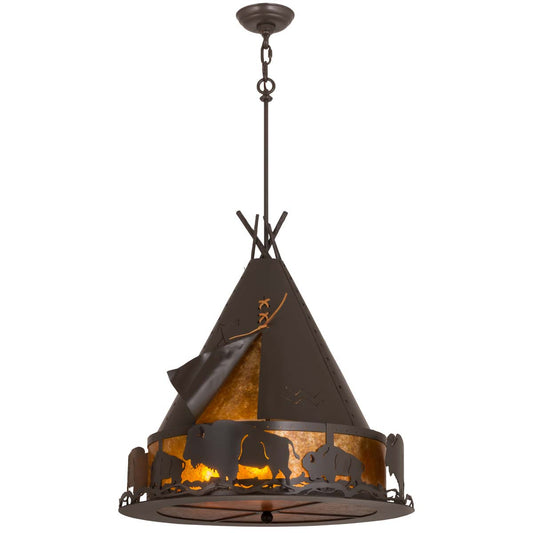 Buffalo Teepee Pendant