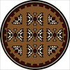Cami Blanket Southwestern Rug - 8 Foot Round