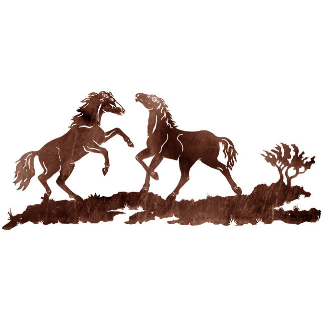 Wild Horses Metal Wall Art