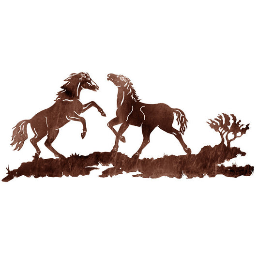 Wild Horses Metal Wall Art