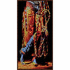 Chaps and Blue Boots Framed Canvas