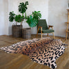 Panther Printed Cowhide Rug - Medium