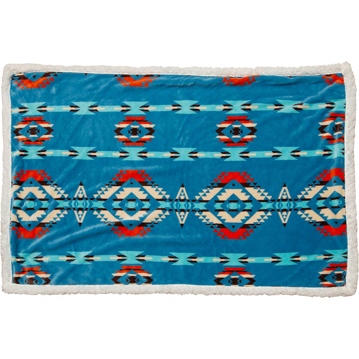 Turquoise Sky Sherpa Dog Blanket - Large - OUT OF STOCK UNTIL 06/22/2026