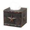 Stars & Studs Metal Square Tissue Box - SALE