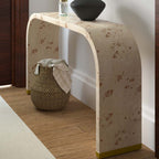 Burl Bend Console Table