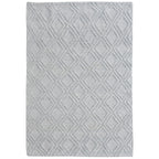 Gray Diamonds Rug - 9 x 13