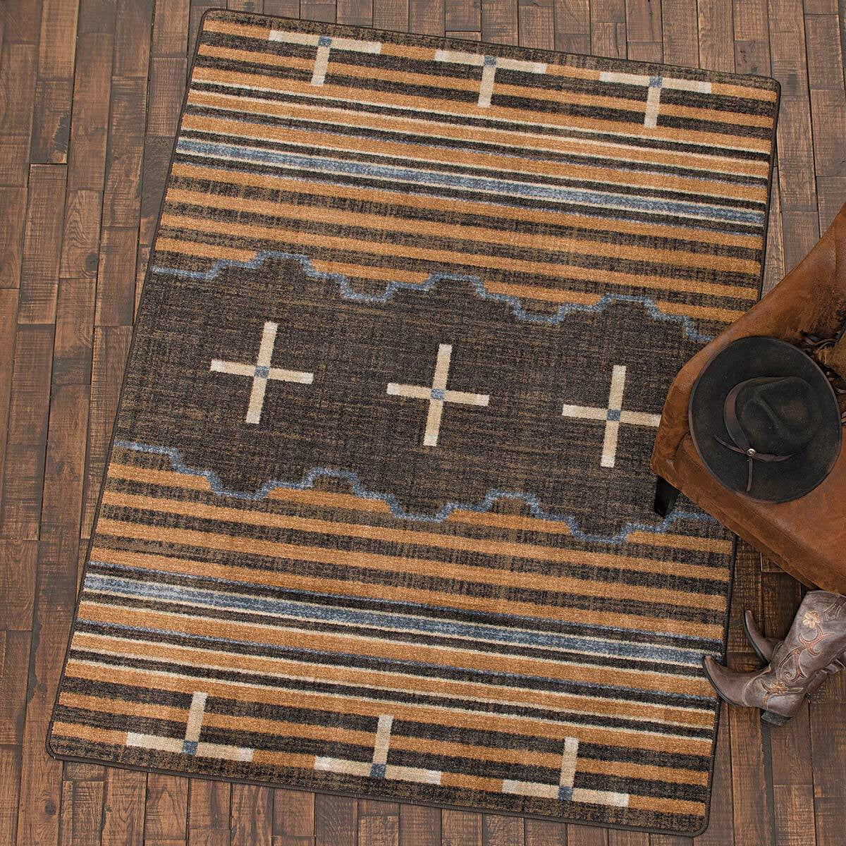 Three Chiefs Gray Rug - 4 x 5
