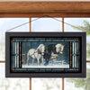 Draft Horses Stained Glass Art