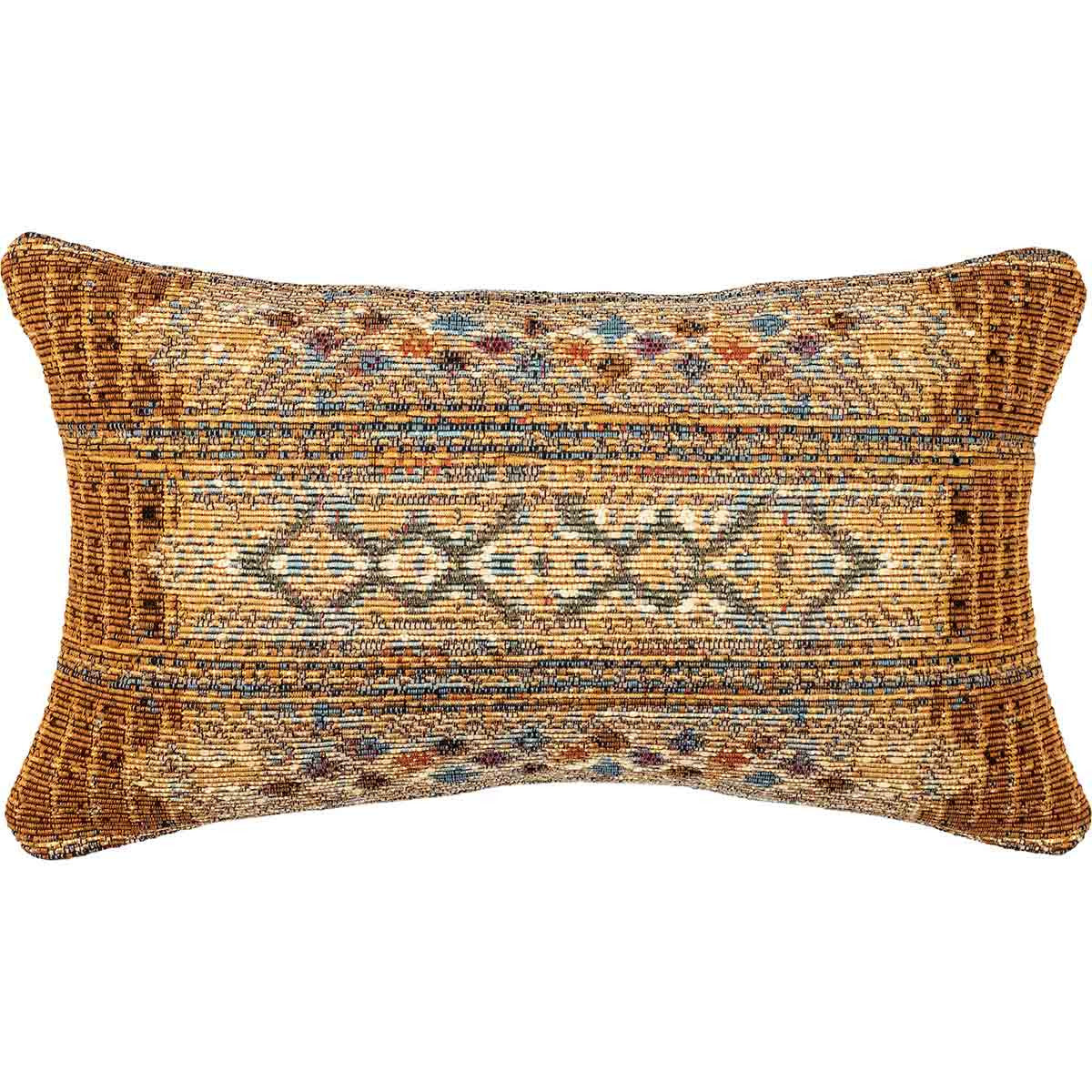 Tribal Stripes Oblong Accent Pillow - Gold - OUT OF STOCK UNTIL 09/18/2026