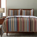 Desert Strata 3pc Quilt Bed Set - King