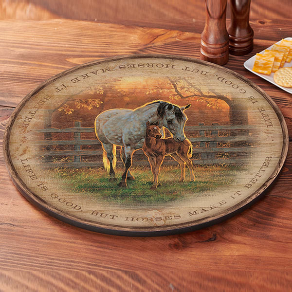 Horse Love Lazy Susan