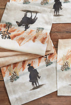Cowboy Trails Table Runner - 54 Inch
