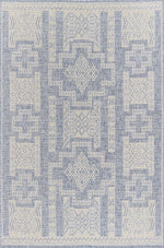 Navajo Blue Indoor/Outdoor Rug - 5 x 7