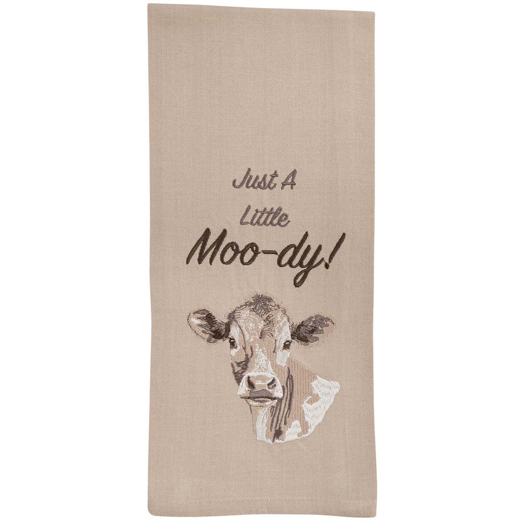 Moo-dy Cow Dishtowels - Set of 4